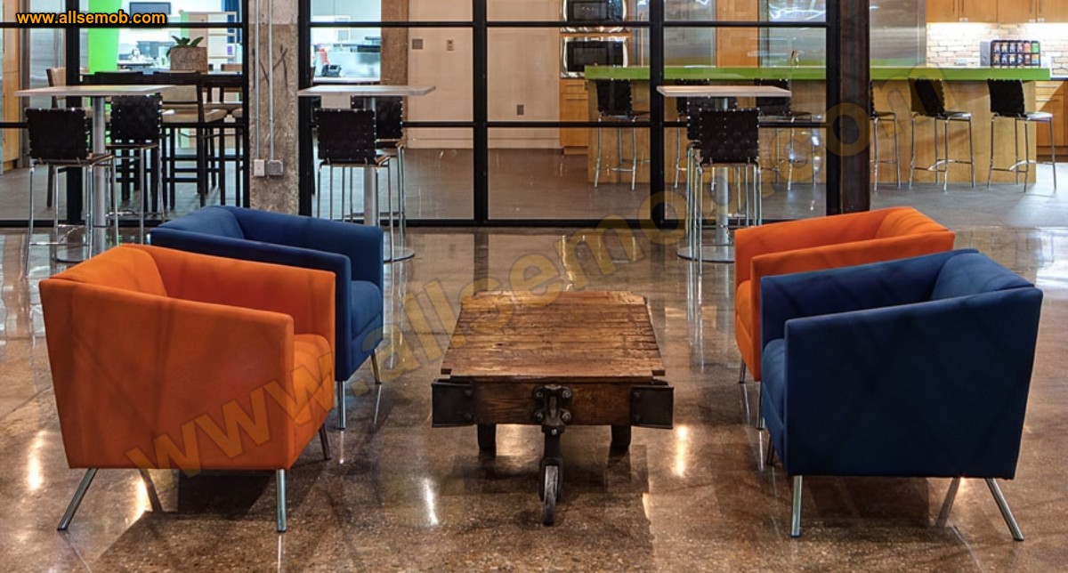Otel Ofis Renkli Berjer Modern Berjer Koltuk Modeli Lüks Dekorasyon