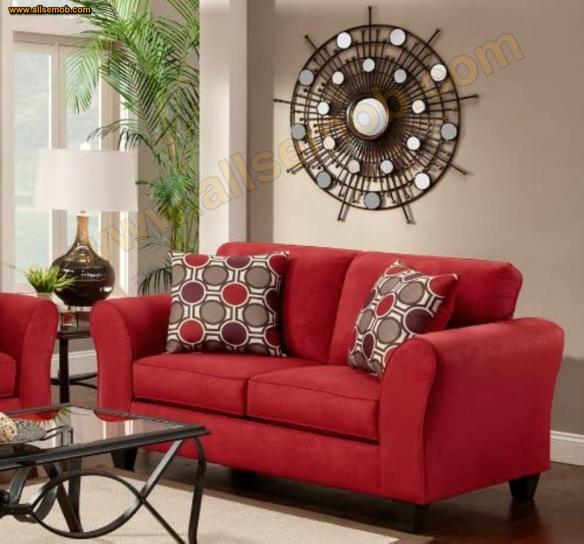 Amerikan Koltuk Takımı Redhill İkili Kanepe(loveseat) Modern Klasik Lüks Konforlu Rahat