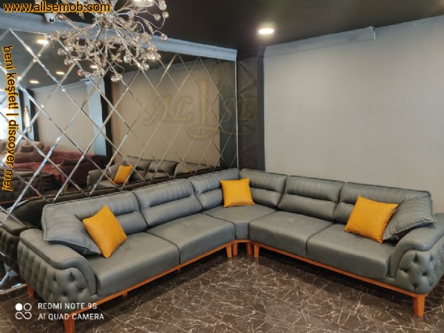 Hanedan Köşe Koltuk Modern Lüks Köşe Takımı